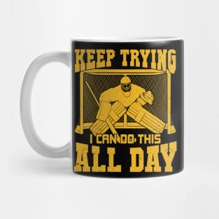 Ice Hockey Goalie Sport Netminder Goaltender Gift Mug